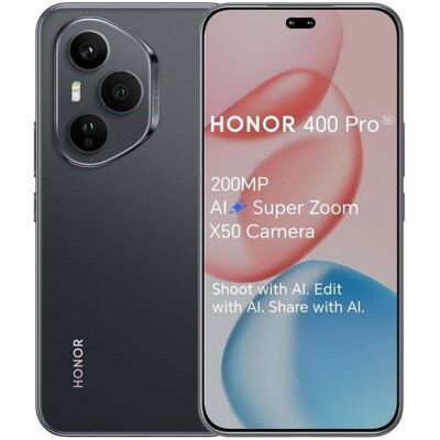 HONOR 400 Pro 5G 12GB 6,7" 512GB Negro batería potente HONOR 400 Pro 5G 12GB 6,7" 512GB Negro batería potente