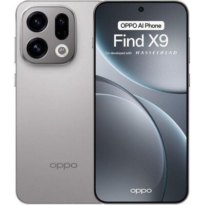 OPPO Find X9 5G 12GB 512GB 6.59" Gris Titanium OPPO Find X9 5G 12GB 512GB 6.59" Gris Titanium