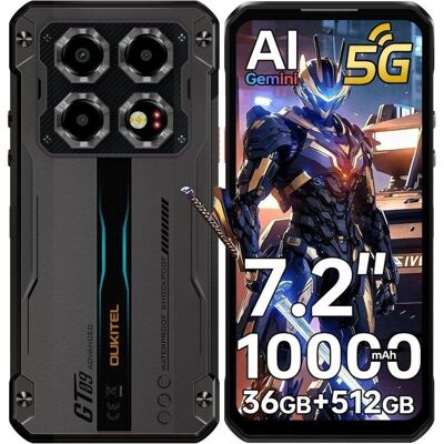 Oukitel WP60 5G 12GB 7.2" 512GB Negro resistente a golpes Oukitel WP60 5G 12GB 7.2" 512GB Negro resistente a golpes