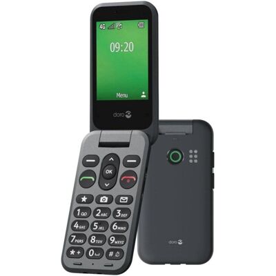 Móvil básico Doro Leva E20 negro 4G pantalla 2.8" cámara 0.3MP batería 1150mAh Móvil básico Doro Leva E20 negro 4G pantalla 2.8" cámara 0.3MP batería 1150mAh