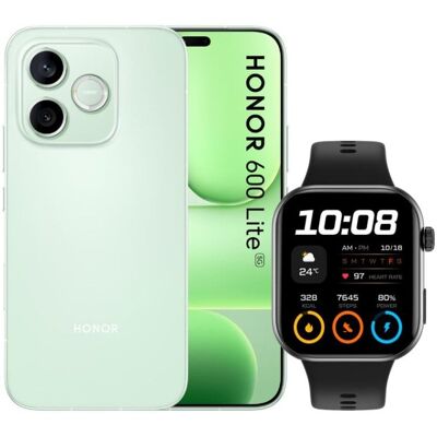 HONOR 600 Lite 5G 16GB 256GB 6.6" Verde Incluye Watch 2i Negro HONOR 600 Lite 5G 16GB 256GB 6.6" Verde Incluye Watch 2i Negro