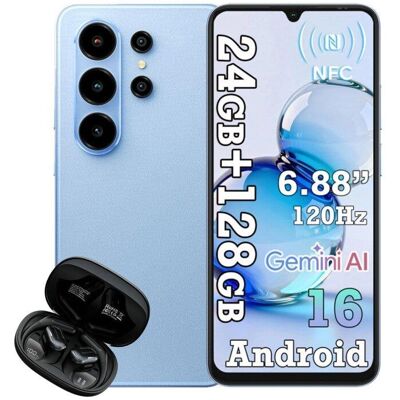 Blackview Wave 10 4G 8GB 128GB 6.88" Azul Incluye auriculares Negros Blackview Wave 10 4G 8GB 128GB 6.88" Azul Incluye auriculares Negros