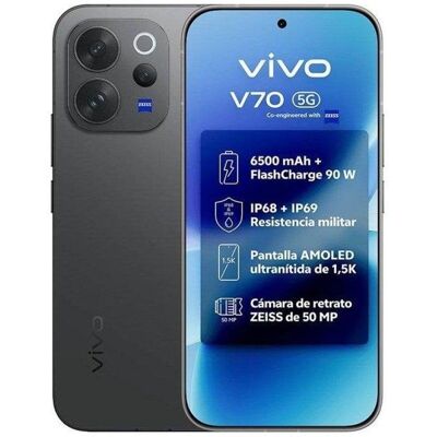 Vivo V70 5G 12GB 512GB 6.59" Negro Vivo V70 5G 12GB 512GB 6.59" Negro