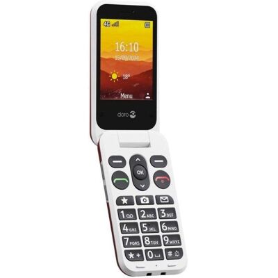Móvil plegable Doro Leva L31 4G 2.8" Rojo Blanco Móvil plegable Doro Leva L31 4G 2.8" Rojo Blanco