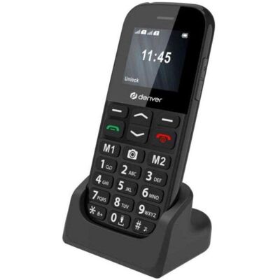 Móvil Denver BAS-18800L 4G Dual SIM 1.77" Negro Móvil Denver BAS-18800L 4G Dual SIM 1.77" Negro