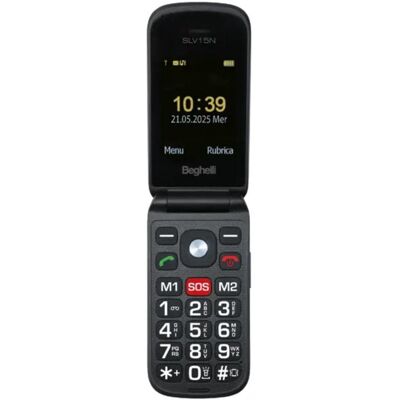 Teléfono móvil Beghelli 9137N Concha Dual SIM 2.4" 1.3 MP Negro Teléfono móvil Beghelli 9137N Concha Dual SIM 2.4" 1.3 MP Negro