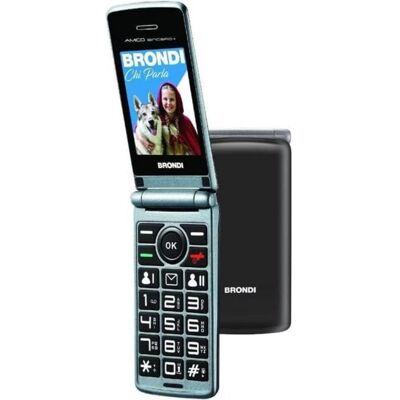 Brondi 4G Tastenhandy Negro compacto y ligero con pantalla sencilla Brondi 4G Tastenhandy Negro compacto y ligero con pantalla sencilla