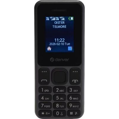 Denver FAS-1880L 4G 1,77" Dual SIM Bluetooth 5.0 Negro Denver FAS-1880L 4G 1,77" Dual SIM Bluetooth 5.0 Negro