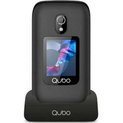 Qubo P-221BKC 4G 2,8" Dual SIM Botón SOS Negro Qubo P-221BKC 4G 2,8" Dual SIM Botón SOS Negro