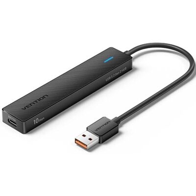 Vention CHSBB HUB 5 en 1 USB-A a USB-C 3.2 Gen2x2/USB-A 3.2 Gen2x2/USB-C 10G 0.15m Negro Vention CHSBB HUB 5 en 1 USB-A a USB-C 3.2 Gen2x2/USB-A 3.2 Gen2x2/USB-C 10G 0.15m Negro