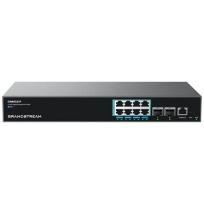 Switch Grandstream GWN7821P 24 Puertos 8x 2.5GbE PoE 240W Gestionado Layer 3 Switch Grandstream GWN7821P 24 Puertos 8x 2.5GbE PoE 240W Gestionado Layer 3