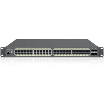 Switch EnGenius ECS1552P Gestionado 48 Puertos Gigabit Ethernet PoE+ 410W 4 SFP+ Rack Switch EnGenius ECS1552P Gestionado 48 Puertos Gigabit Ethernet PoE+ 410W 4 SFP+ Rack