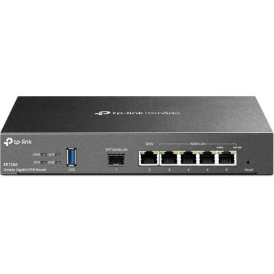 Router TP-Link Omada ER7206 Cableado Gigabit Ethernet 1000 Mbps SFP USB 3.2 Router TP-Link Omada ER7206 Cableado Gigabit Ethernet 1000 Mbps SFP USB 3.2