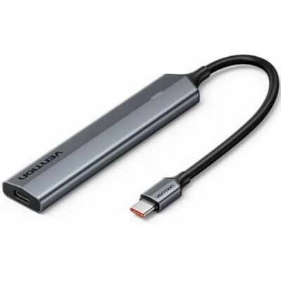 Hub Vention 5 puertos 10 Gbps USB 3.2 Gen 2 modelo CKY Gris Hub Vention 5 puertos 10 Gbps USB 3.2 Gen 2 modelo CKY Gris