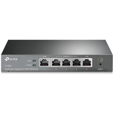 Router Omada by TP-Link TL-R605 Ethernet WAN Gigabit 4 Puertos VPN 20 Túneles Router Omada by TP-Link TL-R605 Ethernet WAN Gigabit 4 Puertos VPN 20 Túneles