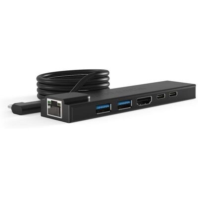 Compulocks HUB01 - Concentrador USB-C con HDMI RJ-45 6 Puertos Compulocks HUB01 - Concentrador USB-C con HDMI RJ-45 6 Puertos