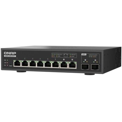 Conmutador QNAP QSW-L3208-2C6T Gestionado L2 10GbE 8 Puertos Escritorio Conmutador QNAP QSW-L3208-2C6T Gestionado L2 10GbE 8 Puertos Escritorio