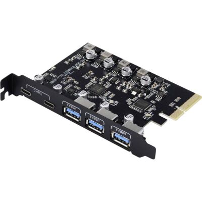 Tarjeta controladora USB Renkforce RF-6613196 - 5 Puertos USB 3.1 & USB-C Tarjeta controladora USB Renkforce RF-6613196 - 5 Puertos USB 3.1 & USB-C