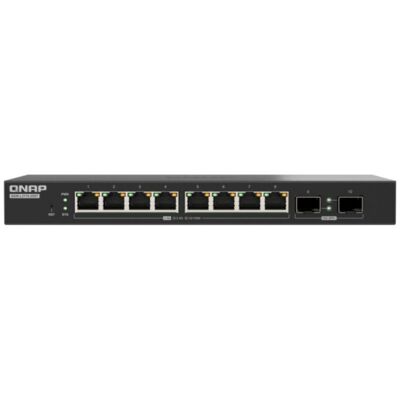 Conmutador QNAP QSW-L2110-2S8T 8x 2,5GbE + 2 SFP+ 10GbE Conmutador QNAP QSW-L2110-2S8T 8x 2,5GbE + 2 SFP+ 10GbE