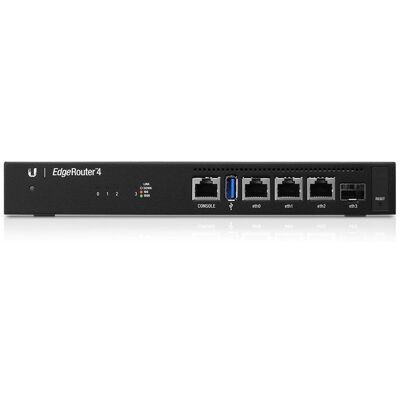Ubiquiti EdgeRouter 4 Router 4 Puertos Gigabit + 1 Puerto SFP Ubiquiti EdgeRouter 4 Router 4 Puertos Gigabit + 1 Puerto SFP