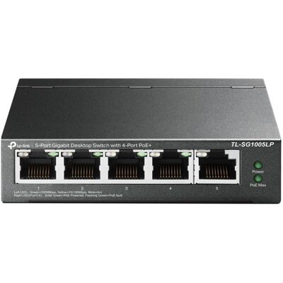 TP-Link TL-SG1005LP Switch 5 Puertos Gigabit con 4 Puertos PoE TP-Link TL-SG1005LP Switch 5 Puertos Gigabit con 4 Puertos PoE