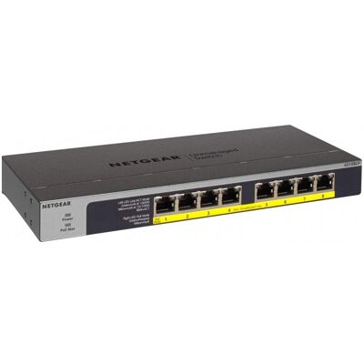 Netgear GS108LP-100EUS Switch 8 Puertos Gigabit Netgear GS108LP-100EUS Switch 8 Puertos Gigabit