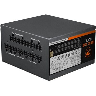 Cougar GEX X2 1000W PCIe 5.0 80 Plus Gold Full Modular Cougar GEX X2 1000W PCIe 5.0 80 Plus Gold Full Modular