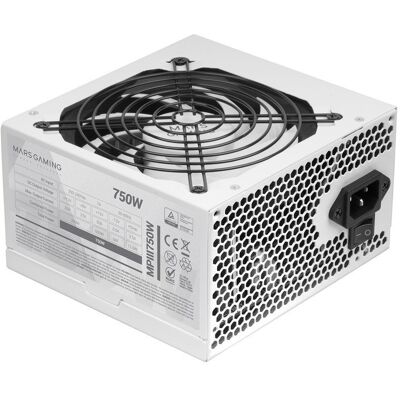 mars-gaming Mars Gaming MPIII750 Fuente Alimentación PC ATX 750W 5 Años Garantía 85% Eficiencia Ai-rpm Blanco mars-gaming Mars Gaming MPIII750 Fuente Alimentación PC ATX 750W 5 Años Garantía 85% Eficiencia Ai-rpm Blanco
