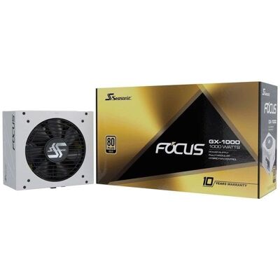 Seasonic Focus GX-1000 White ATX 3 PCIe 5.1 1000W 80Plus Gold Modular Seasonic Focus GX-1000 White ATX 3 PCIe 5.1 1000W 80Plus Gold Modular