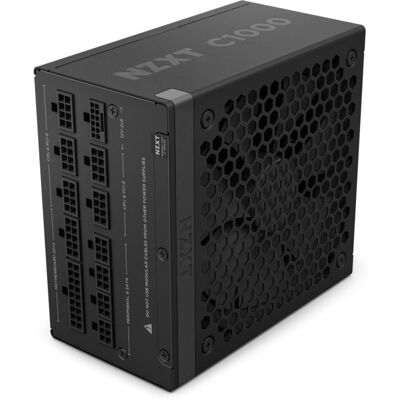 NZXT C1000 Gold ATX 3.1 PCIe 5.1 1000W 80 Plus Gold Modular NZXT C1000 Gold ATX 3.1 PCIe 5.1 1000W 80 Plus Gold Modular