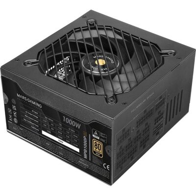 mars-gaming Mars Gaming Mpb1000sim Fuente Alimentación Modular Atx 3.1 1000w 80 Plus Gold Negro mars-gaming Mars Gaming Mpb1000sim Fuente Alimentación Modular Atx 3.1 1000w 80 Plus Gold Negro
