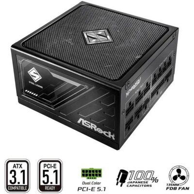 Asrock SL-850G Steel Legend 850W 80 Plus Gold Modular Asrock SL-850G Steel Legend 850W 80 Plus Gold Modular