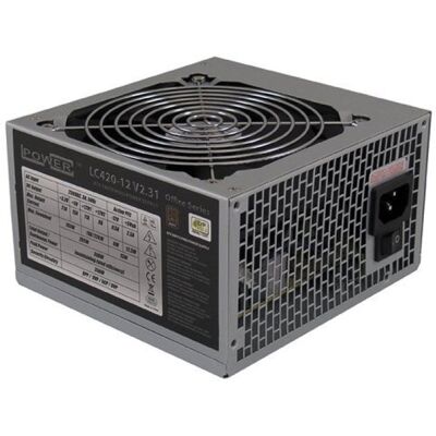 Fuente ATX LC-Power 350W 80+ Bronze Ventilador 120mm Protección Sobrecarga Compacta Fuente ATX LC-Power 350W 80+ Bronze Ventilador 120mm Protección Sobrecarga Compacta