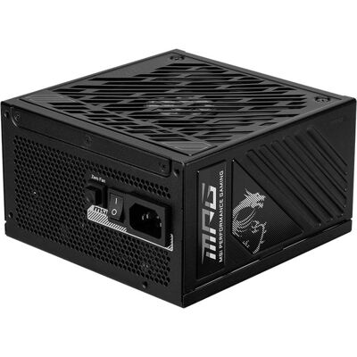 Fuente de Alimentación MSI 1250W 80PLUS Gold MPG A1250GS PCIE5 Modular Protecciones Avanzadas Fuente de Alimentación MSI 1250W 80PLUS Gold MPG A1250GS PCIE5 Modular Protecciones Avanzadas