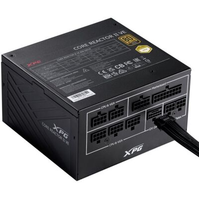 Fuente de Alimentación XPG 850W 80 PLUS Gold CORE REACTOR II VE Modular ATX 3.1 12V-2x6 Fuente de Alimentación XPG 850W 80 PLUS Gold CORE REACTOR II VE Modular ATX 3.1 12V-2x6