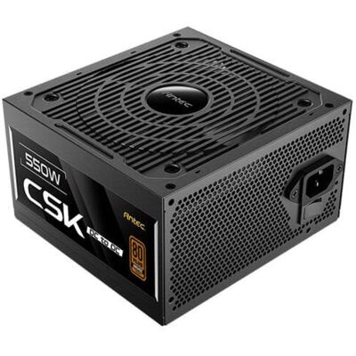 Fuente de Alimentación Antec CSK550DC 550W Certificación 80 PLUS Bronze no modular Fuente de Alimentación Antec CSK550DC 550W Certificación 80 PLUS Bronze no modular