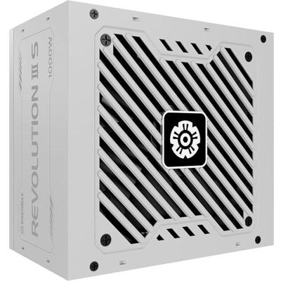 Fuente de alimentación ENERMAX Revolution III S 1000W Wh 80+ Platinum ATX 3.1 12V-2x6 DC-DC modular Fuente de alimentación ENERMAX Revolution III S 1000W Wh 80+ Platinum ATX 3.1 12V-2x6 DC-DC modular