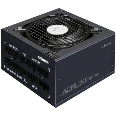 Fuente de Alimentación Zalman ACRUX II 850W Certificación 80 PLUS Platinum modular Fuente de Alimentación Zalman ACRUX II 850W Certificación 80 PLUS Platinum modular