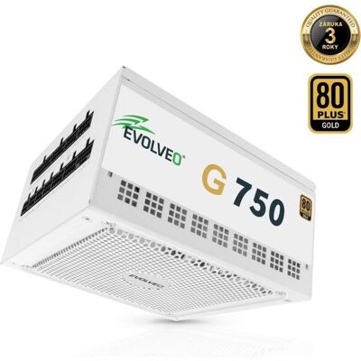 Fuente de alimentación Montech G750-WH 750W 80+ Gold modular silenciosa Fuente de alimentación Montech G750-WH 750W 80+ Gold modular silenciosa