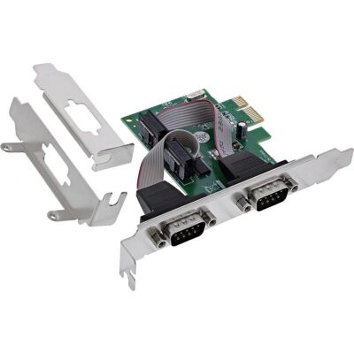 Tarjeta PCIe InLine 76619F RS-232 2 Puertos 921.6 Kbps Low Profile Tarjeta PCIe InLine 76619F RS-232 2 Puertos 921.6 Kbps Low Profile