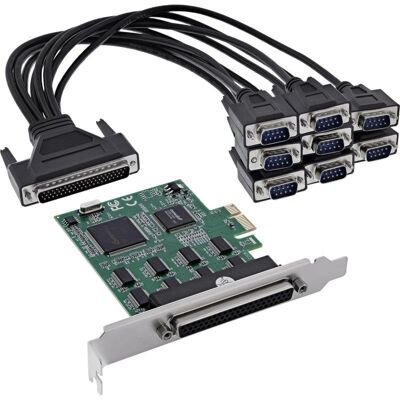 Tarjeta de Red Inline 76660Z PCIe RS-232 230,4 Kbit/s 8 Puertos FIFO 256 B Tarjeta de Red Inline 76660Z PCIe RS-232 230,4 Kbit/s 8 Puertos FIFO 256 B