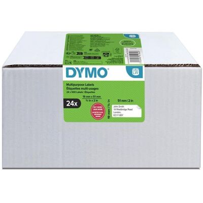 DYMO - LabelWriter 19x51mm - Blanco - 24 rollos - Label DYMO - LabelWriter 19x51mm - Blanco - 24 rollos - Label