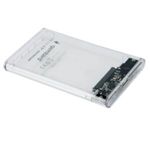 Gembird EE2-U3S9-6 Carcasa Disco Duro 2.5" SATA USB 3.0 Transparente