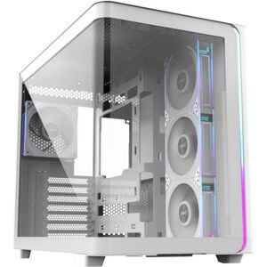 Caja PC FSP M580-WP Plus Midi Tower Blanco ARGB Vidrio Templado Caja PC FSP M580-WP Plus Midi Tower Blanco ARGB Vidrio Templado