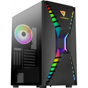 Aerocool ThunderX3 CRONUSBK ARGB Cristal Templado USB 3.0 Aerocool ThunderX3 CRONUSBK ARGB Cristal Templado USB 3.0