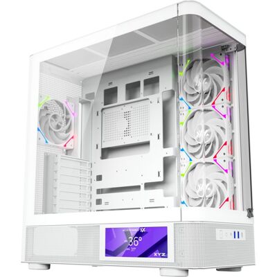 Torre PC XYZ Quantum Pro Pantalla 6.2" Cristal Curvo 4xA-RGB ATX/Micro-ATX/Mini-ITX Torre PC XYZ Quantum Pro Pantalla 6.2" Cristal Curvo 4xA-RGB ATX/Micro-ATX/Mini-ITX