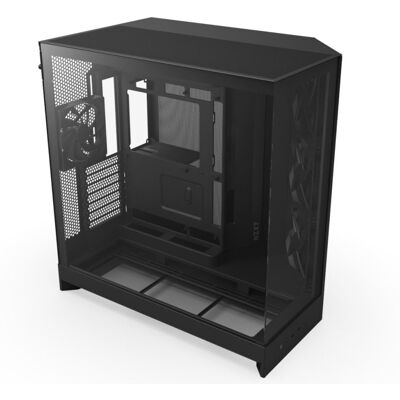 Caja NZXT H9 Flow Malla y vidrio templado, 3x140mm, ATX/EATX Caja NZXT H9 Flow Malla y vidrio templado, 3x140mm, ATX/EATX