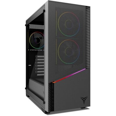Caja gaming Yeyian ELARA YCM-APELA-M1 RGB cristal templado ATX USB-C 4 ventiladores Caja gaming Yeyian ELARA YCM-APELA-M1 RGB cristal templado ATX USB-C 4 ventiladores