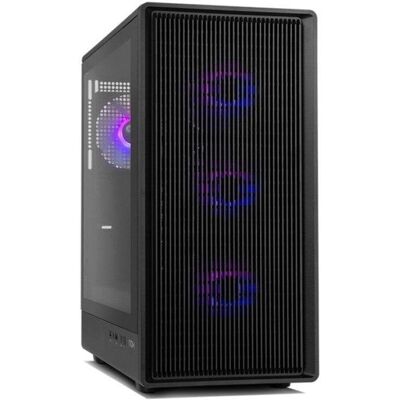 Torre Nox Infinity IOTA Semitorre Mesh ARGB Negro 4x120 mm Vidrio Templado ATX Torre Nox Infinity IOTA Semitorre Mesh ARGB Negro 4x120 mm Vidrio Templado ATX