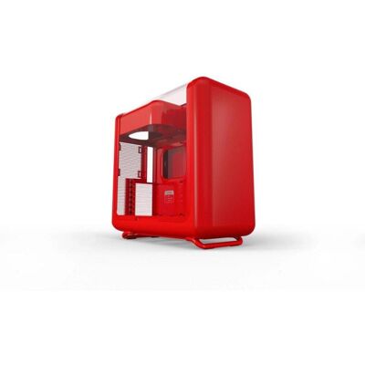 Caja de ordenador Hyte X50 torre media cristal templado roja ATX/E-ATX Caja de ordenador Hyte X50 torre media cristal templado roja ATX/E-ATX